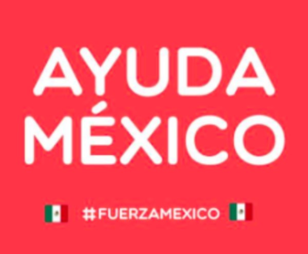 Resultado de imagen para ayuda para mexico