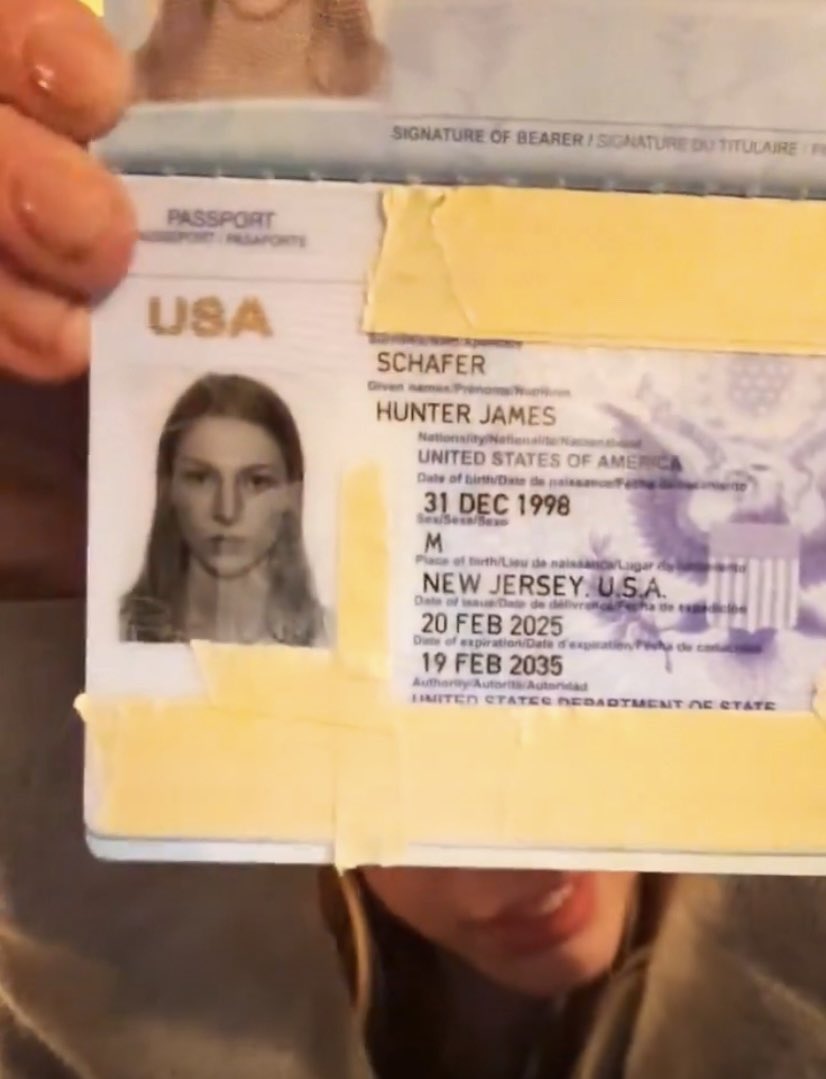 Hunter Schafer recibe pasaporte que la identifica como hombre