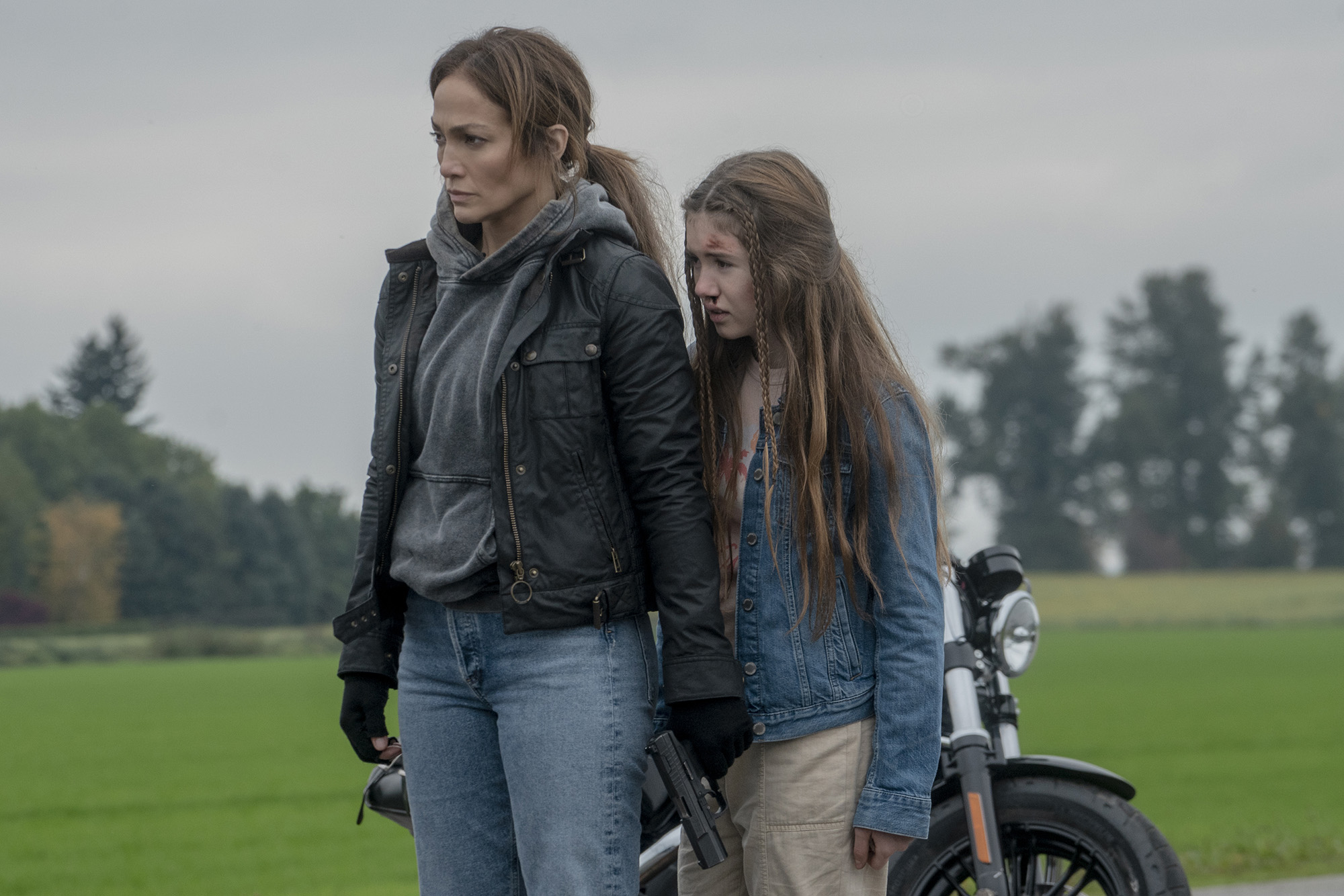 Jennifer Lopez and Lucy Paez in 'The Mother'