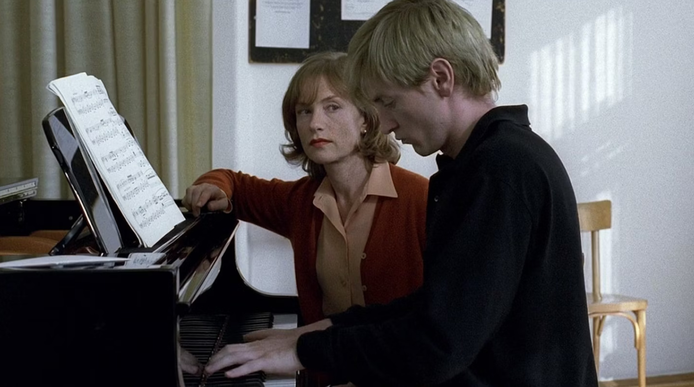 Isabelle Huppert y Benoît Magimel en 'The Piano Teacher'
