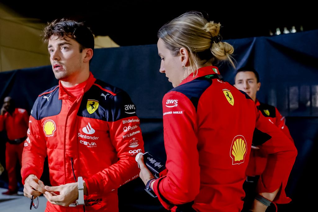Charles Leclerc surrenders to the superiority of Red Bull