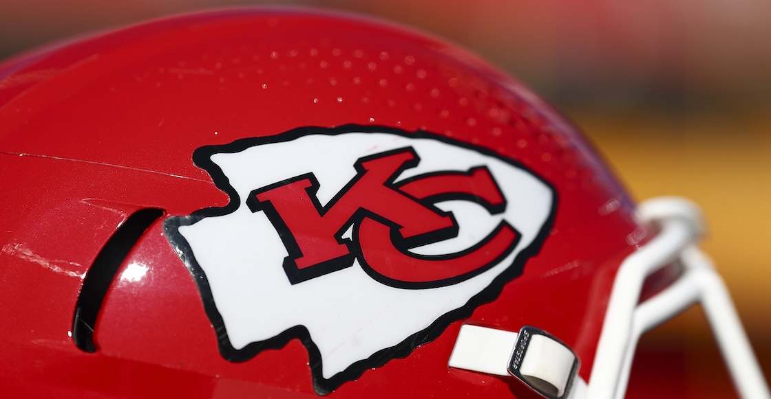 Casco de loa Jefes de Kansas City, de la NFL