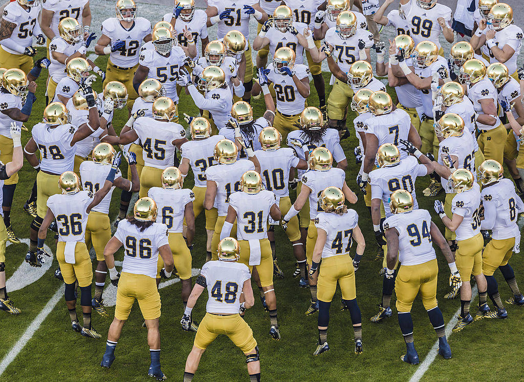 Players from the University of Notre Dame