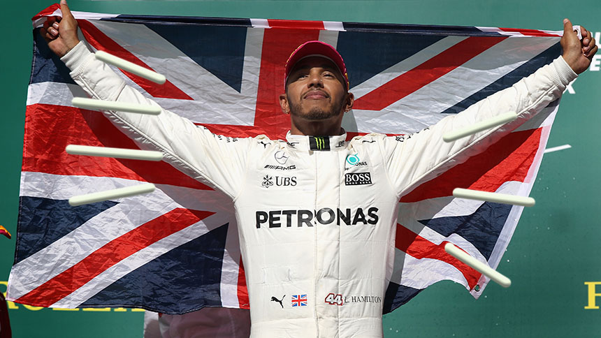 Lewis Hamilton campeón de Fórmula 1