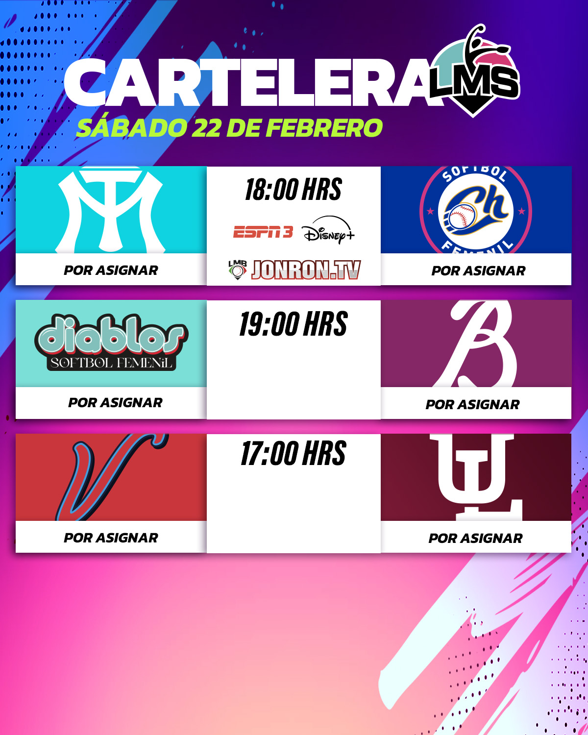 Liga Mexicana de Softbol: Calendario, dónde ver y equipos