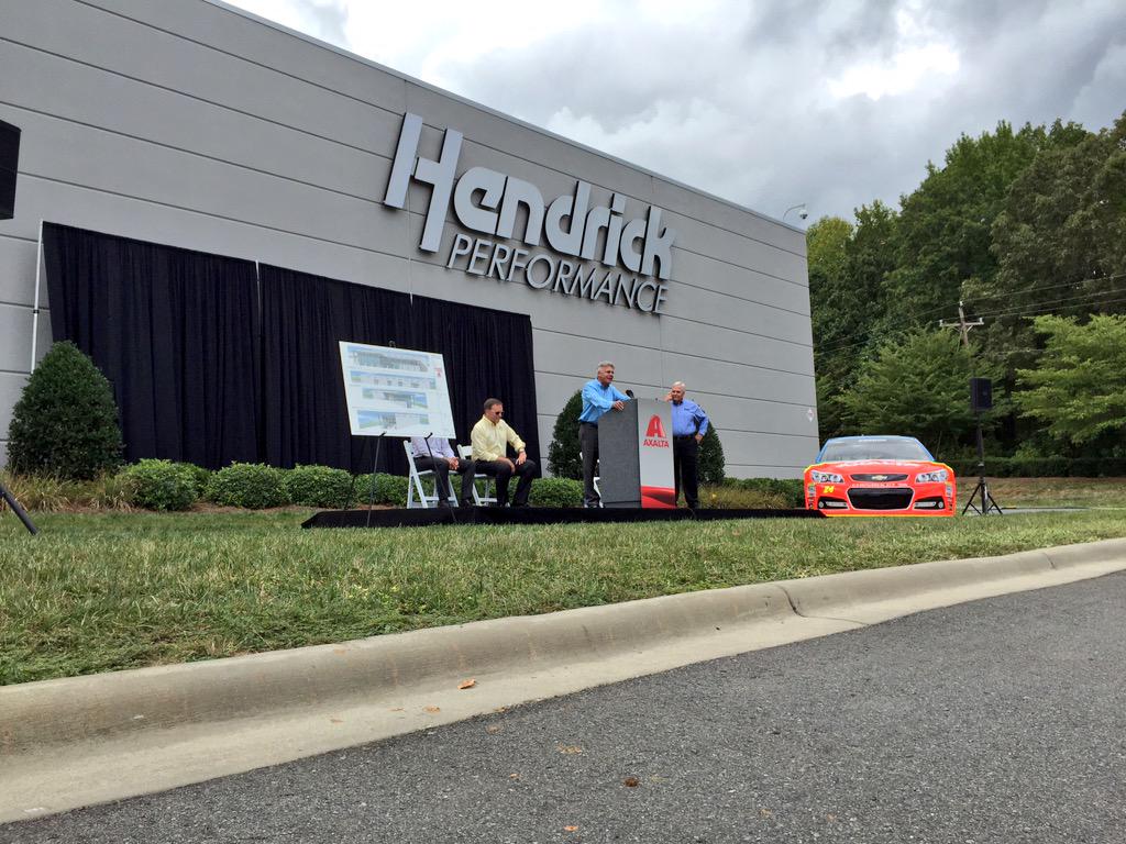 El edificio de Hendrick Motorsports