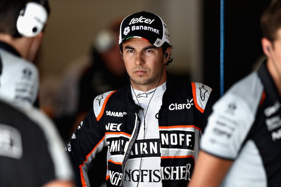 Checo en su etapa con Force India