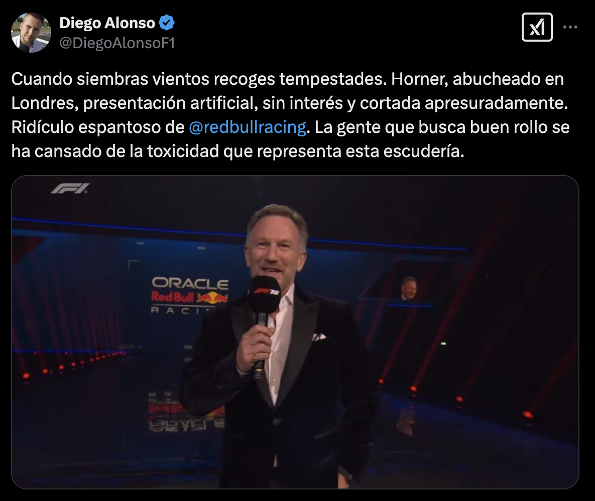 Reacciones a los abucheos a Christian Horner