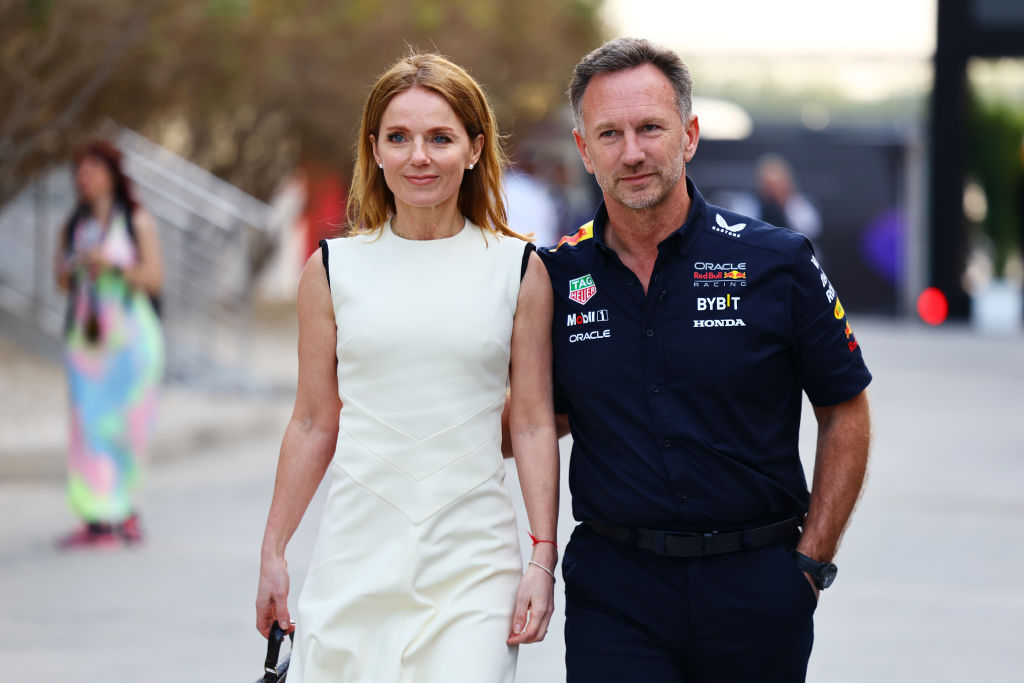 Christian Horner y Geri Halliwell