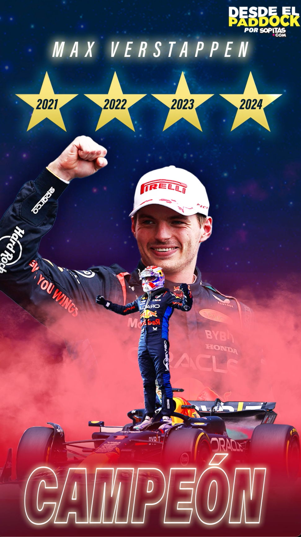 Max Verstappen campeón de Fórmula 1 2024