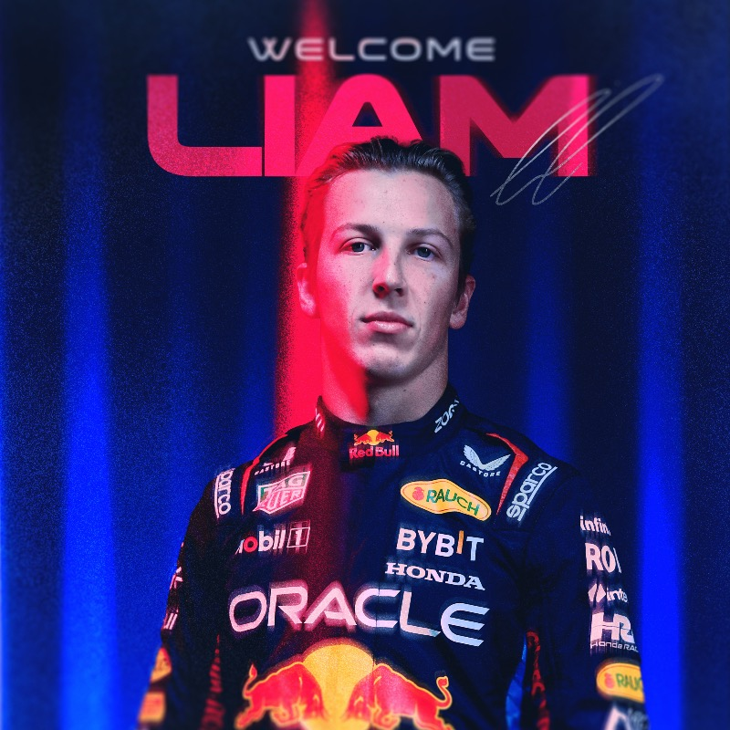 Liam Lawson, nuevo compañero de Max Verstappen