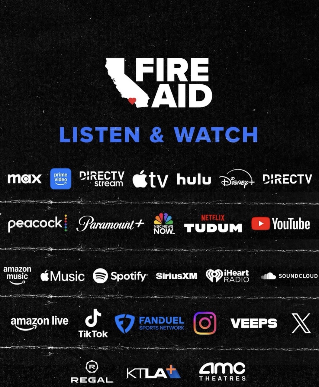 Dónde ver la transmisión del Fire Aid