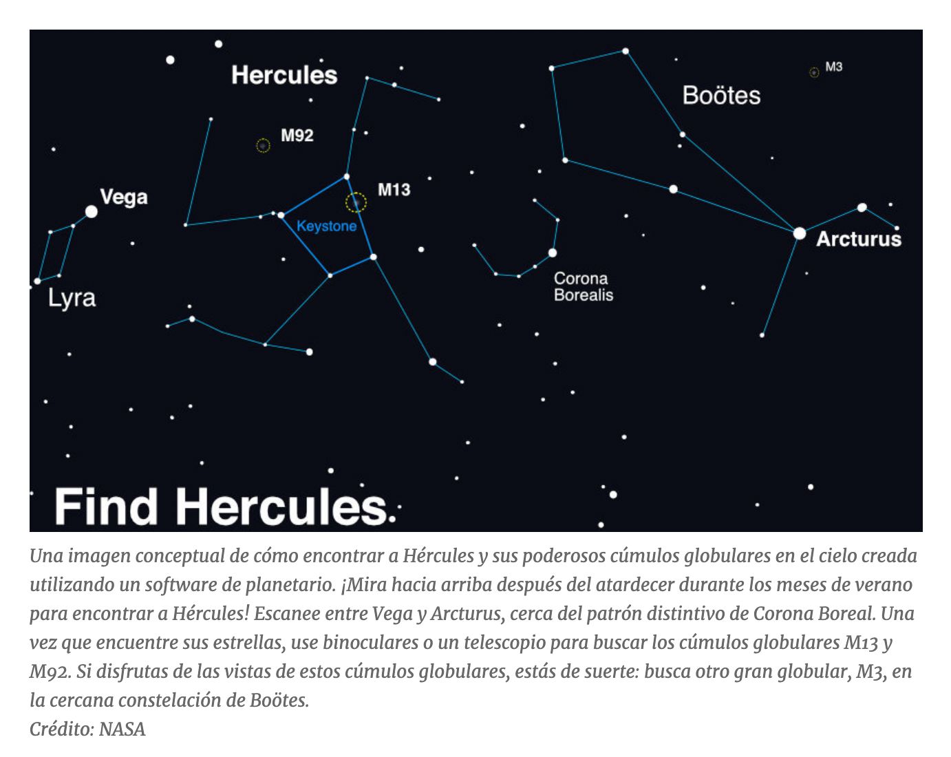 Map to find the right constellations to see a nova.