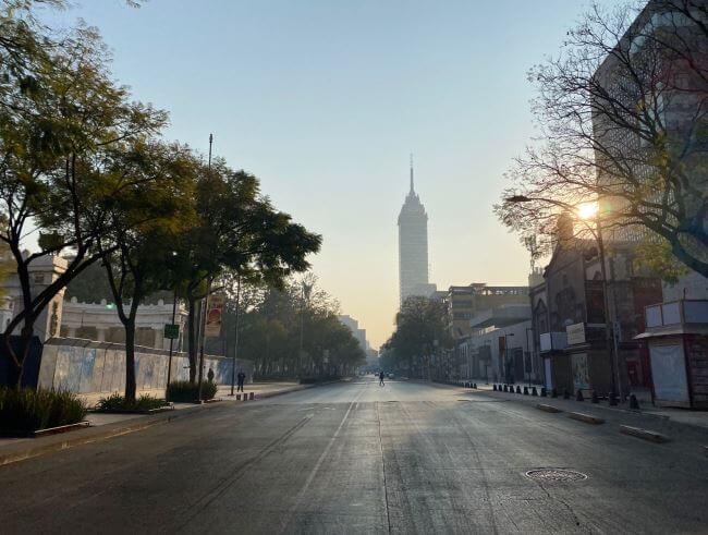 ¿Cómo se ve la CDMX vacía?