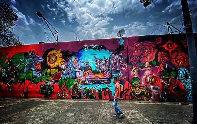 Murales famosos dentro de los mercados