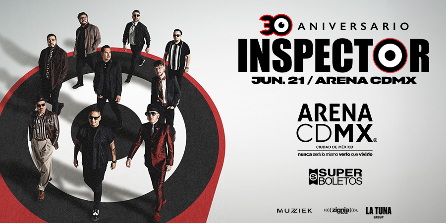 Inspector celebra su 30 aniversario en la Arena CDMX