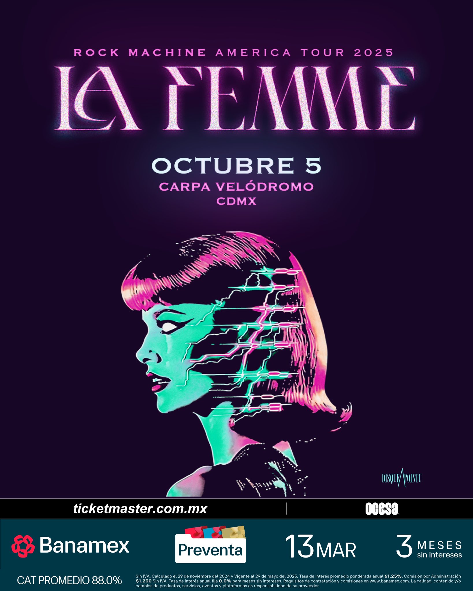 La Femme se presentará en la CDMX