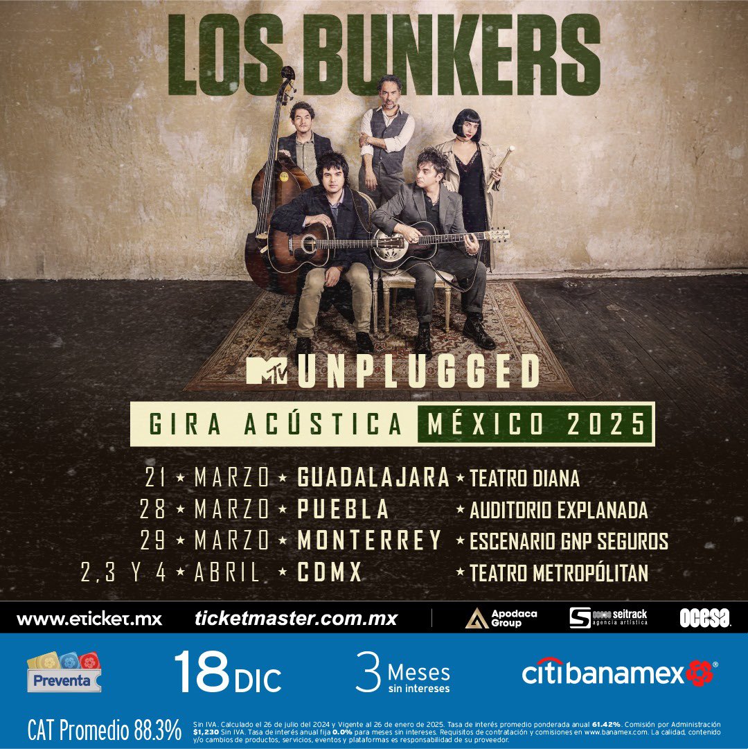 los bunkers gira acustica