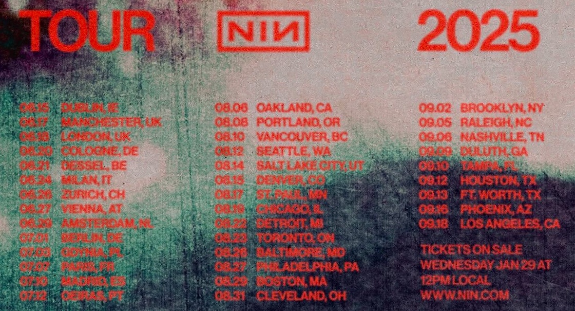 Gira "Peel It Back" de NIN