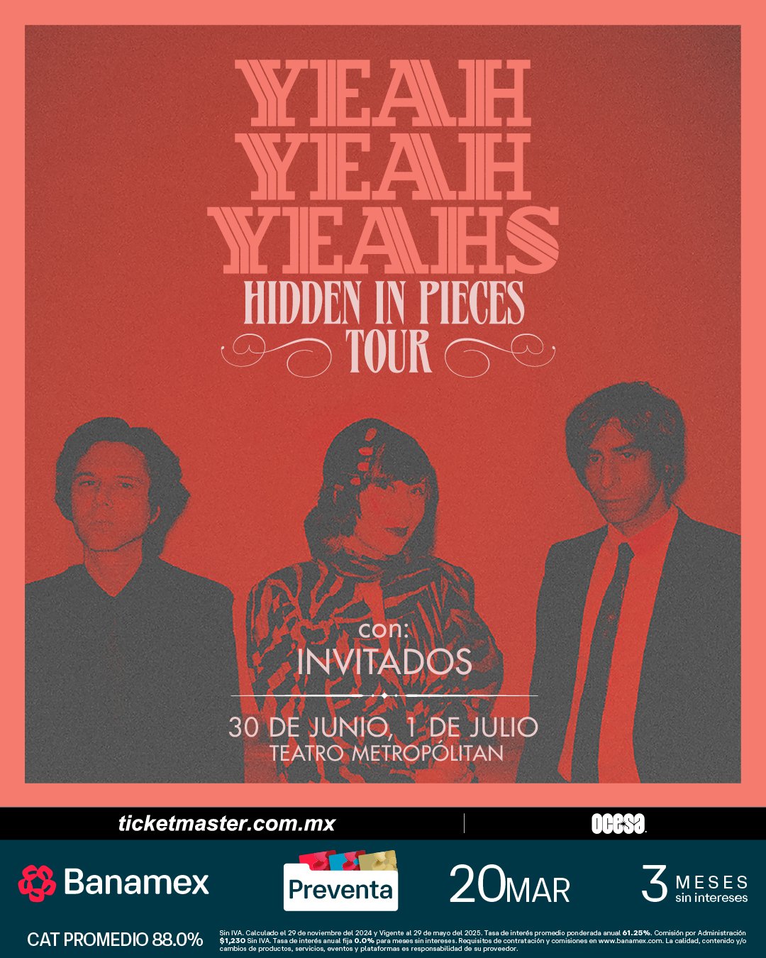 Yeah Yeah Yeahs en el Teatro Metropólitan