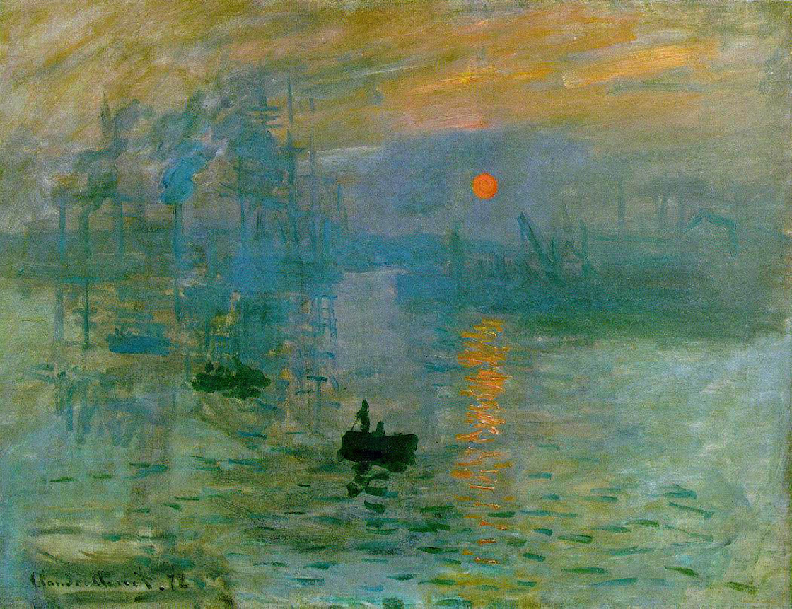 Facts and paintings by Claude Monet