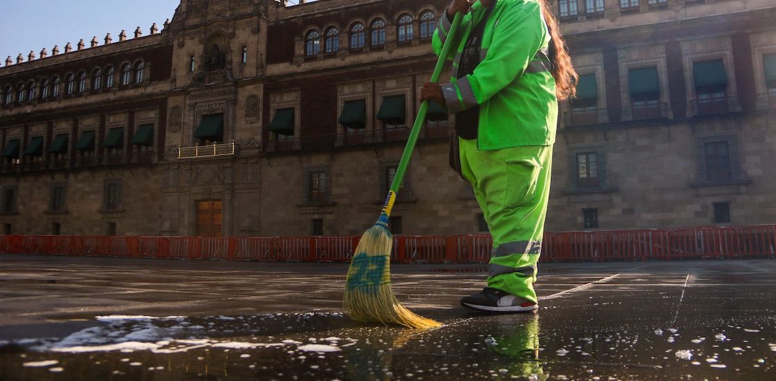 Trabajadoras de limpieza de la CDMX.