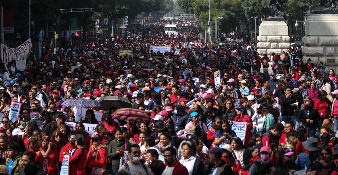 Se viene marcha de la CNTE este 15 de diciembre en CDMX: Aquí las vialidades afectadas