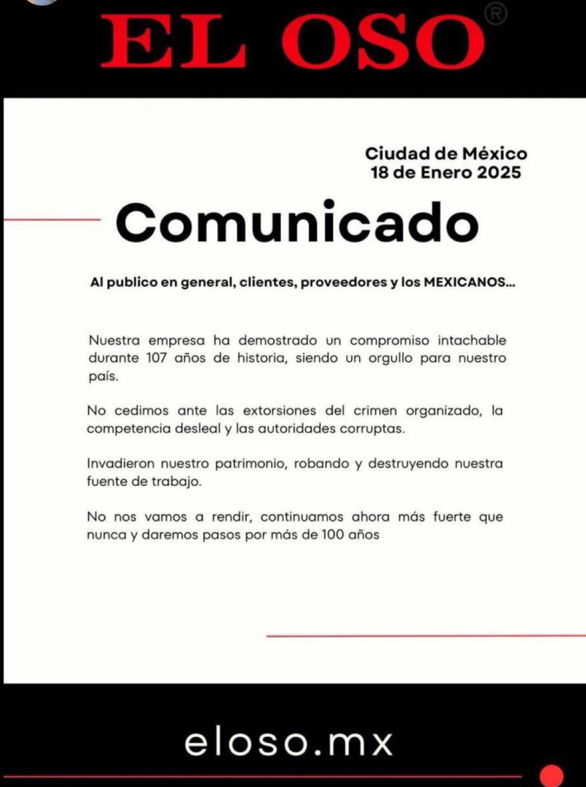 Lo que se sabe sobre el desalojo a la fábrica 'El Oso' en CDMX