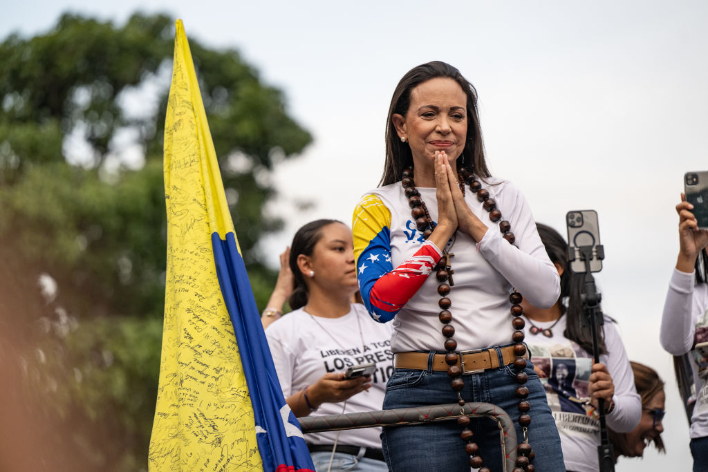 Detienen a María Corina Machado, líder de oposición en Venezuela, tras manifestación en Caracas