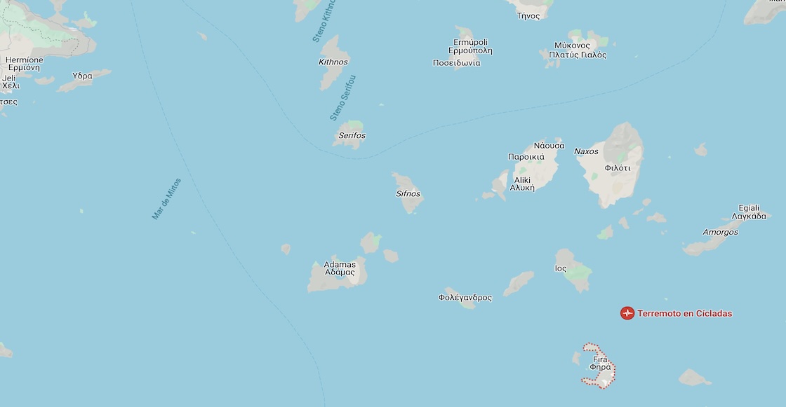 Sismos en Santorini: Una falla submarina, la posible causa de los temblores en la isla griega