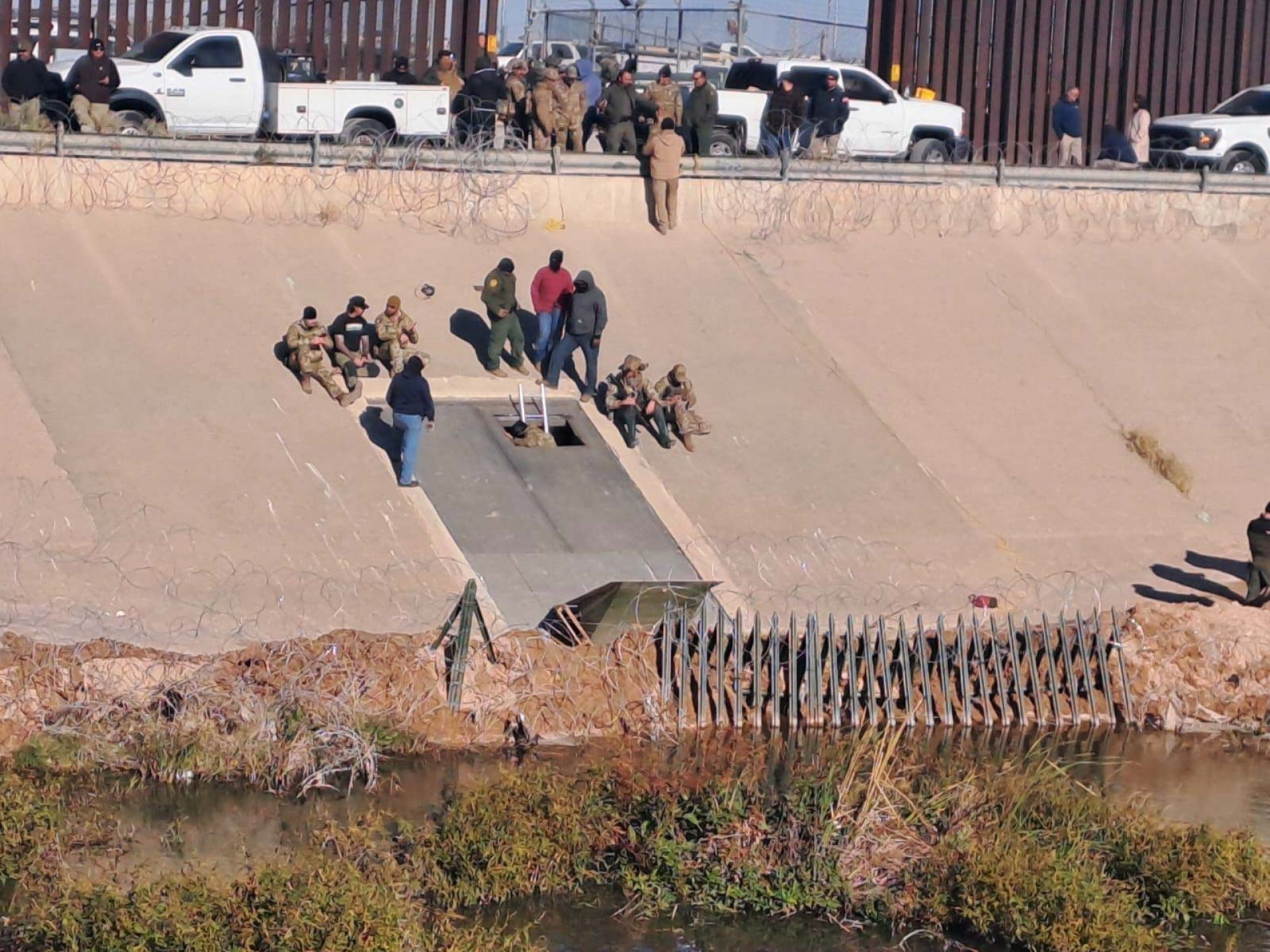 El túnel entre Ciudad Juárez y Texas para traficar migrantes y drogas