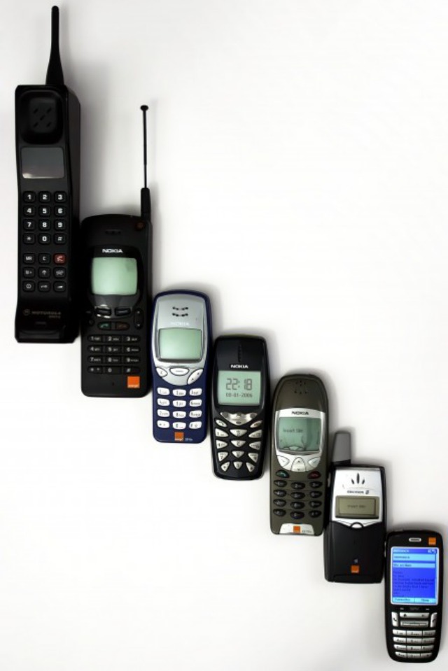 Un poco de la evolución de Nokia a lo largo de los años.