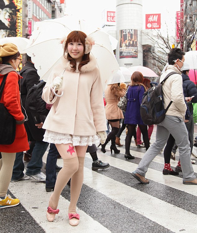 Women's Legs Used For Advertising In Japan