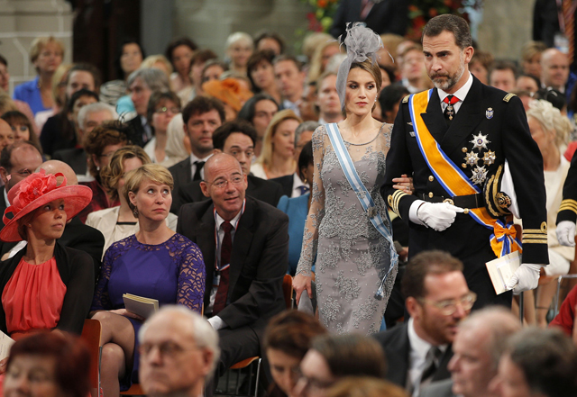 españa principes rey holanada coronacion