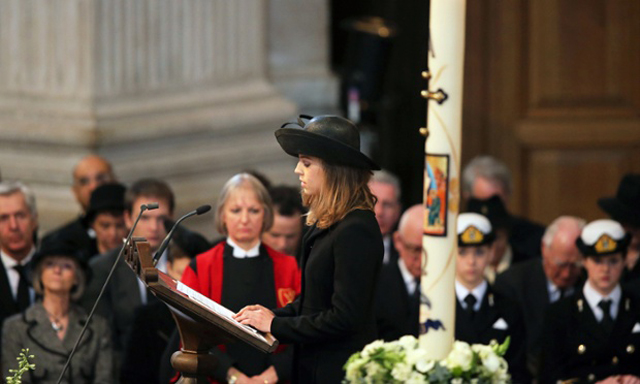 nieta thatcher biblia funeral