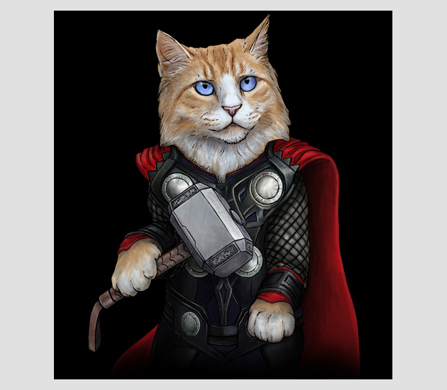 Cats-as-Superheroes-by-Jenny-Parks-5