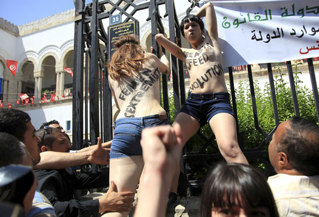 tunez protestas de femen