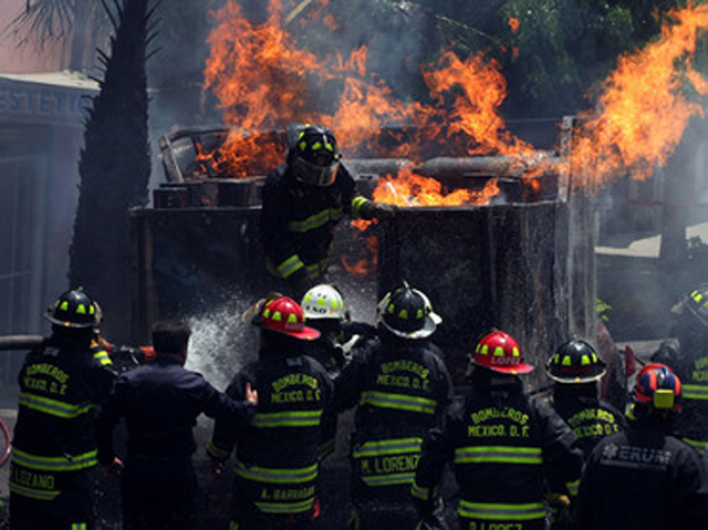 bomberos df equipo pmarchas protestas