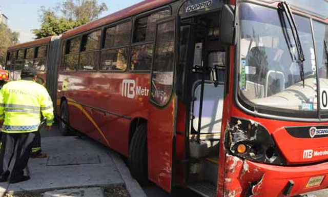 accidente metrobus