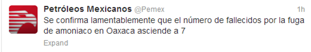 fuga amoniaco pemex ds