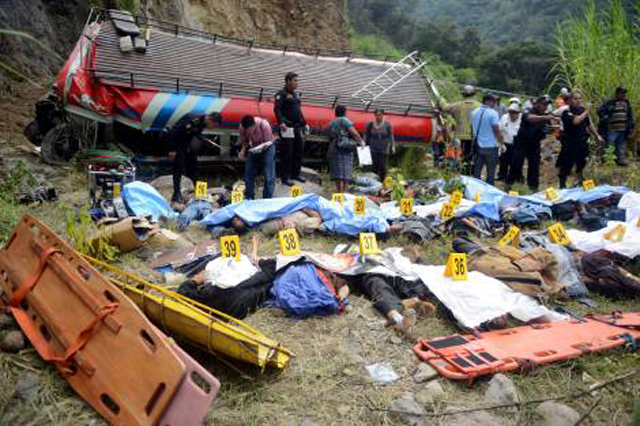 GUATEMALA-ACCIDENT-BUS