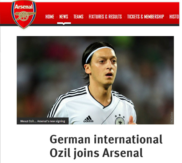 ozil arsenal 2