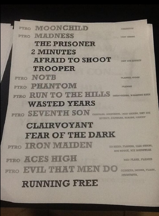 setlist