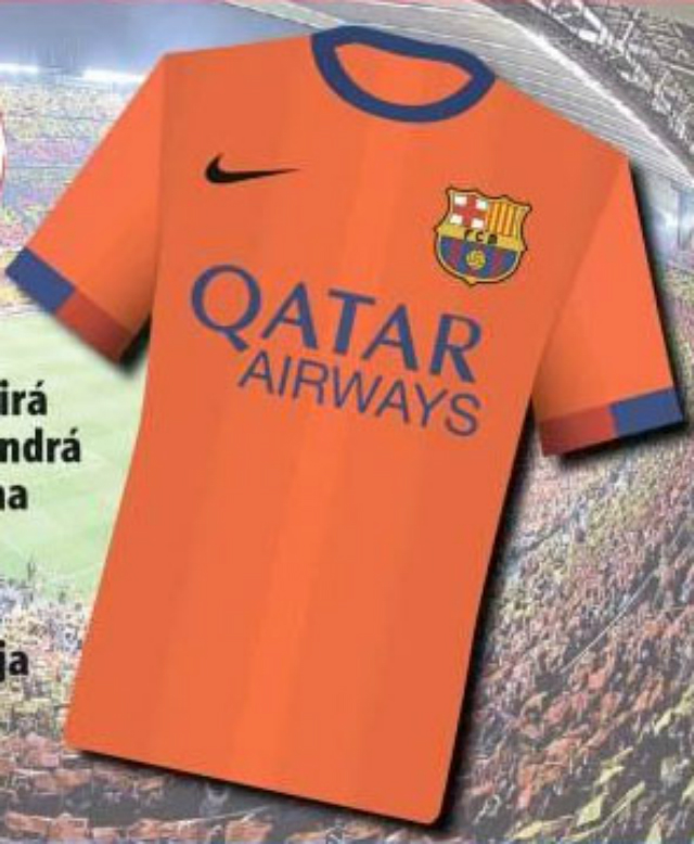 FC Barcelona 14 15 Away kit