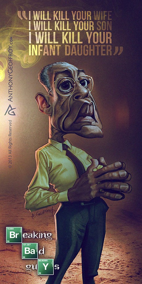 Galería: Alucinantes Ilustraciones Con Los Personajes De Breaking Bad ...