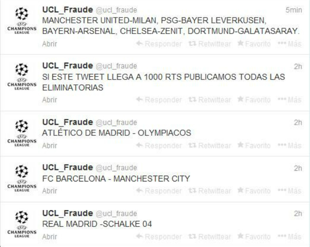 cuenta ucl fraude