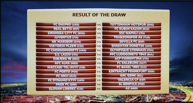 sorteo europa league