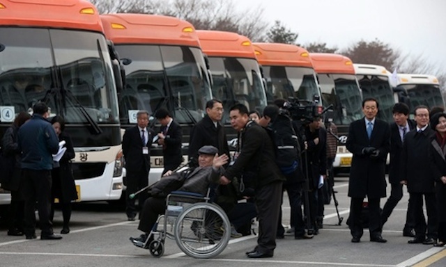 Departures for inter-Korean family reunions