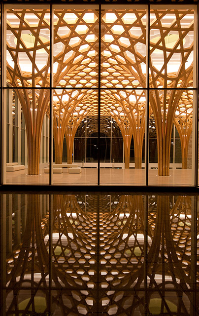 Shigeru Ban haesley nine bridges golf club house