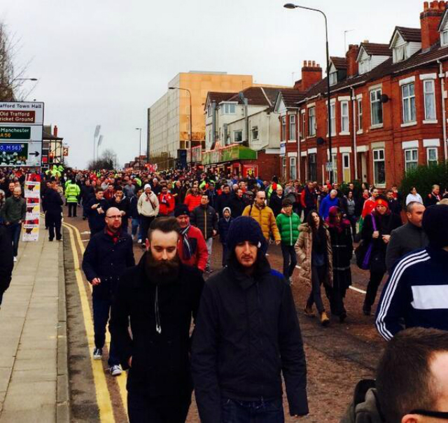 alrededores de old trafford